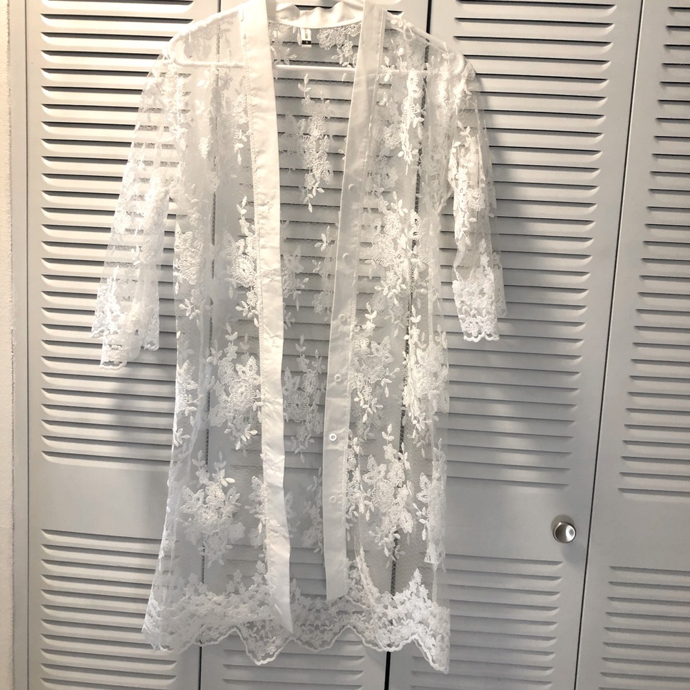 Lace cover up